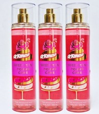 3 Bath  Body Works SWEET PETAL POUND CAKE Fine Fragrance Mist Body Spray 8 oz