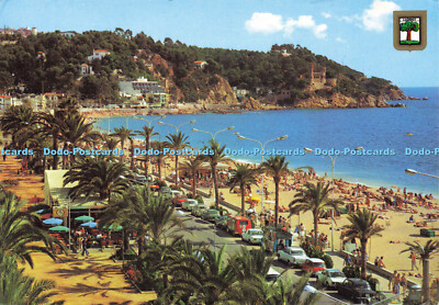D152731 Lloret de Mar. Costa Brava. Promenade und Palmen. Fisa. Nr. 36. Komm