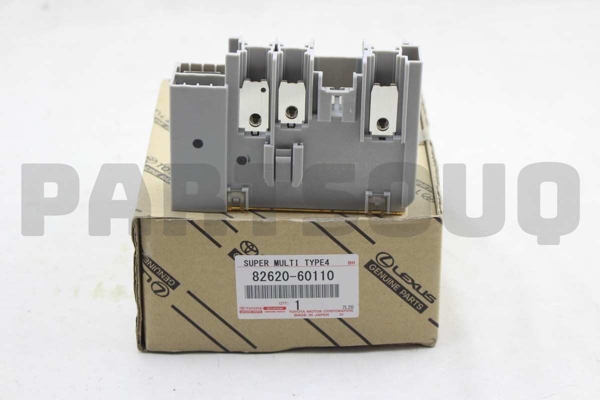 8262060110 Genuine Toyota BLOCK ASSY, FUSIBLE LINK 82620 8262060110 Genuine Toyota BLOCK ASSY, FUSIBLE LINK 82620