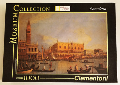 Clementoni DUCAL PALACE IN VENICE Italian Boats 1000 Pieces Jigsaw Puzzle 100%