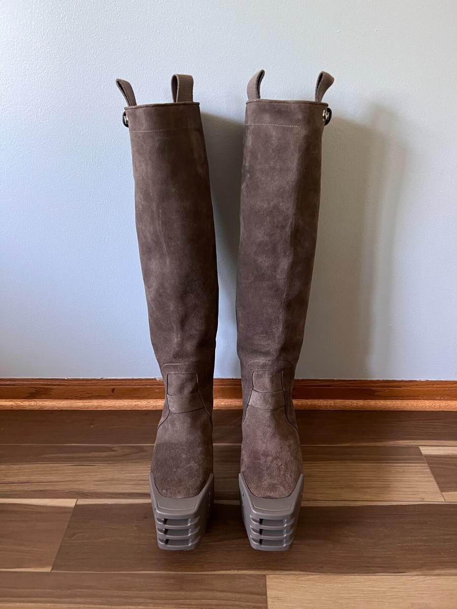 Rick Owens Pull On Platform Grilled Kiss Boots - Size 42 Rick Owens Pull On Platform Grilled Kiss Boots - Size 42