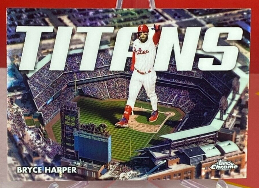 2023 Topps Chrome Titans Bryce Harper CT-2 Phillies