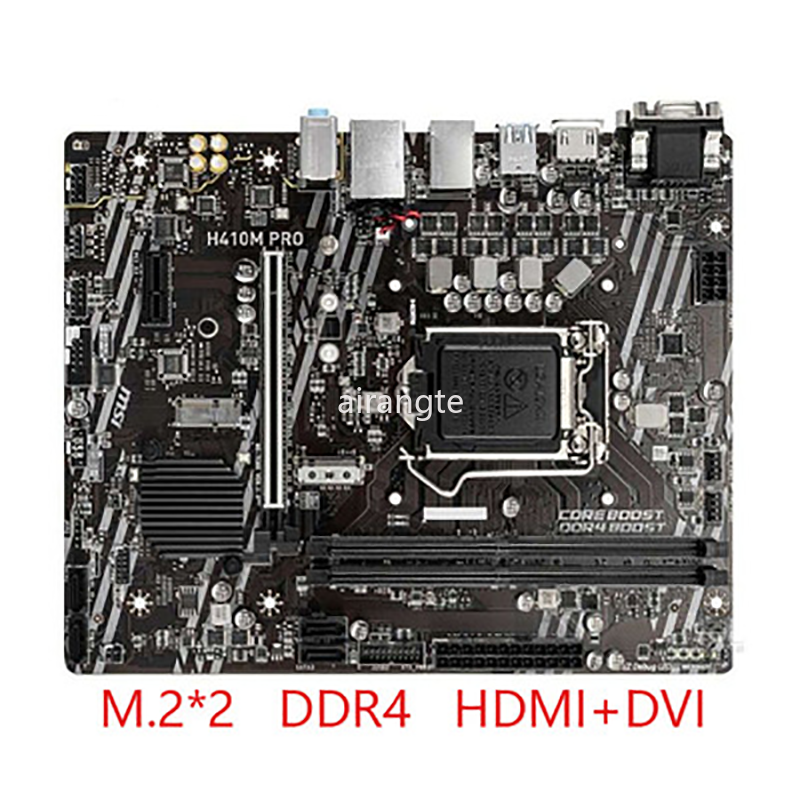 MSI H410M PRO LGA1200 DDR4 mATX Motherboard PC1342410