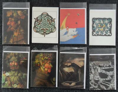 Kunstdruck Gruß-Postkarten (8 Mit Umschlag Benedikt