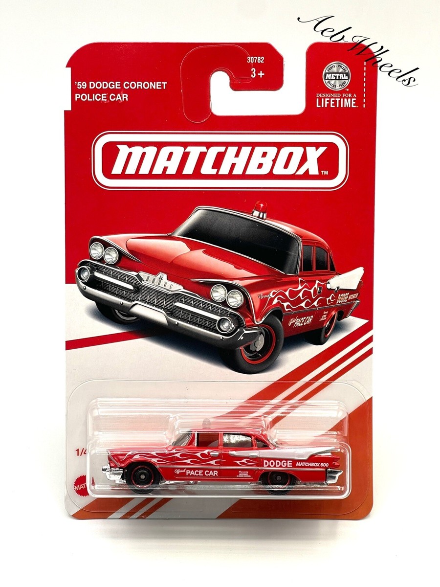 MATCHBOX Target Red Exclusive '59 Dodge Coronet Police (Pace) Car