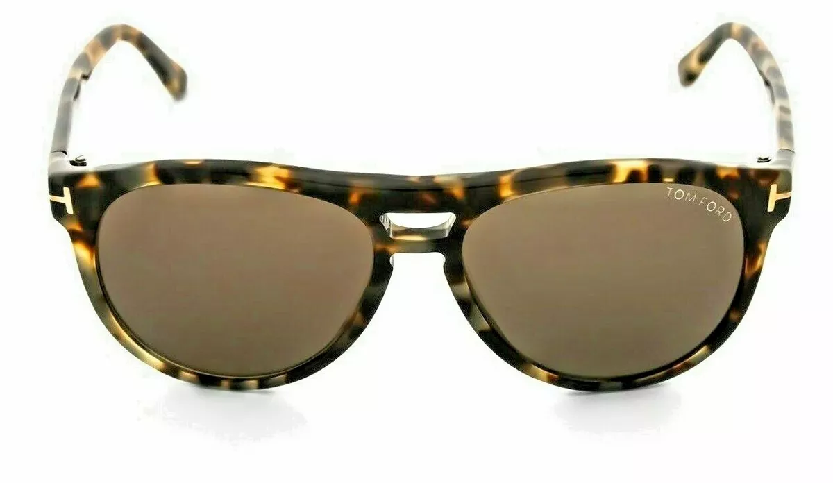 Tom Ford TF289 53E Callum Tortoise / Brown Sunglasses New