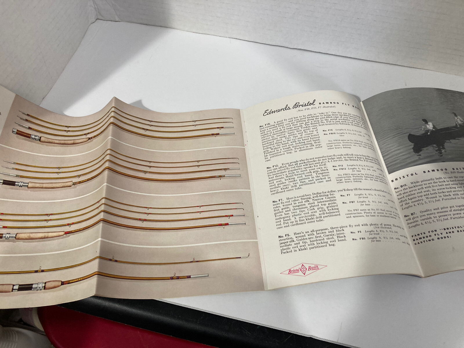 Bristol Fishing Rods Reels Lines 1940 Catalog 40 Bamboo Steel Bait