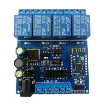 DC 5-24V 4 Channel Multifunction Bluetooth-compatible V4.0 BLE Relay RF