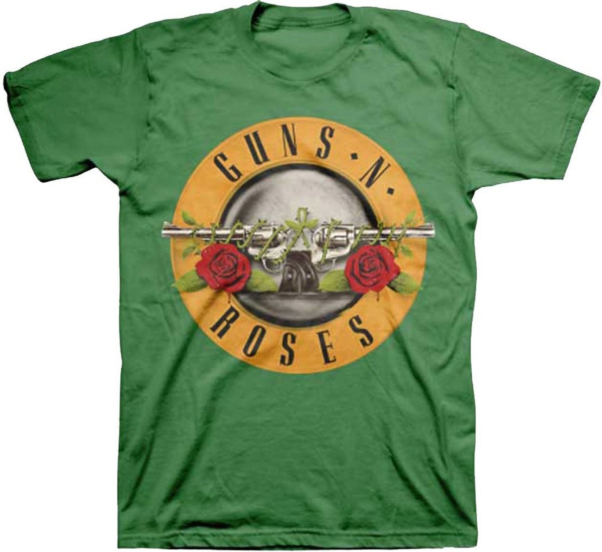 Guns N Roses St. Patricks Bullet T-Shirt - Hard Rock band Axl Rose