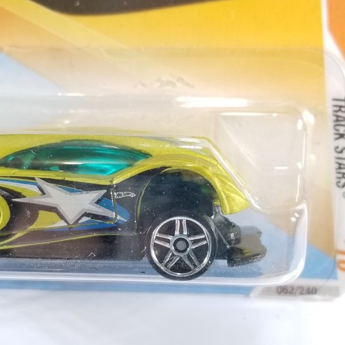 Hot Wheels Error Side Draft 2010 #62/240 Track Stars #6/12 New on Card - Picture 3 of 8