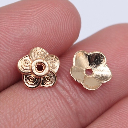 300 Piezas Tapas de Cuentas de Plata Tibetana Multicolor Hágalo Usted Mismo Fabricación de Joyas 9X9MM L14405 - Imagen 6 de 11