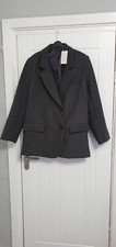 Grey In The Style Blazer Perrie Sian