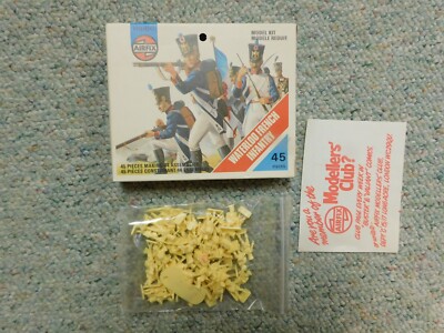 Airfix 1/72 Waterloo French Infantry 1975 issue box Lot 3