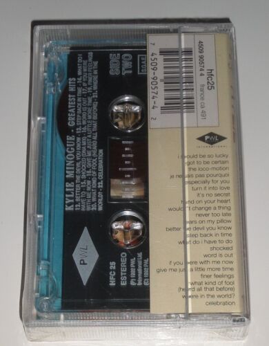 KYLIE MINOGUE Greatest Hits 1992 UK CASSETTE ALBUM PWL Compilation SEALED - Rare - Picture 2 of 2