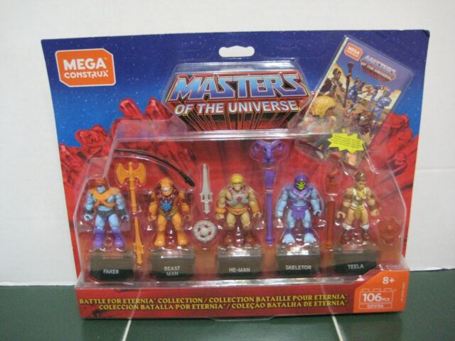 MEGA He-Man Skeletor Teela Faker Beast Man Action Figures GDV86 for sale online