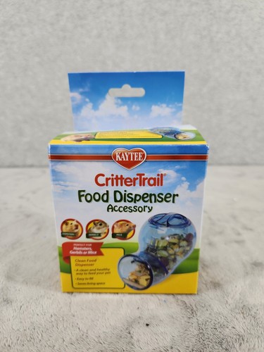 Kaytee CritterTrail Food Dispenser Accessory For Small Animals 3.75”  X 2.75”