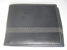 Timberland Men's Bifold Wallet Slim Black Leather