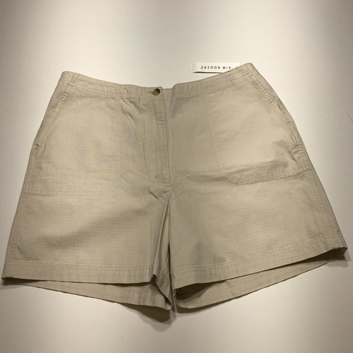 Kim Rogers Shorts Womens Size 12 Tan 