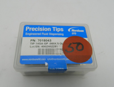 Nordson EFD Dosiernadeln Optimum , gerade, GA 14, oliv, 12,7 mm (50 Stück)