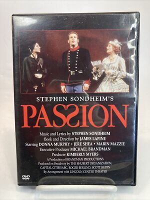 12周年 1・2・GO!! ～Passion & Love～ DVD Stephen Sondheim's Passion Original Broadway Cast DVD James Lapine