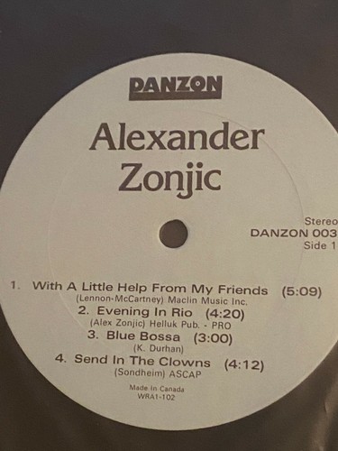 ALEXANDER ZONJIC - Alexander Zonjic ~ DANZON 003 {nm orig} w/Bill Loop on Bass - Picture 5 of 5