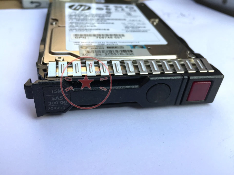 HP 652611-B21 300GB 653960-001 6G 15K 2.5" DP SAS SC ENT HDD Hard Drive - Image 2 of 4