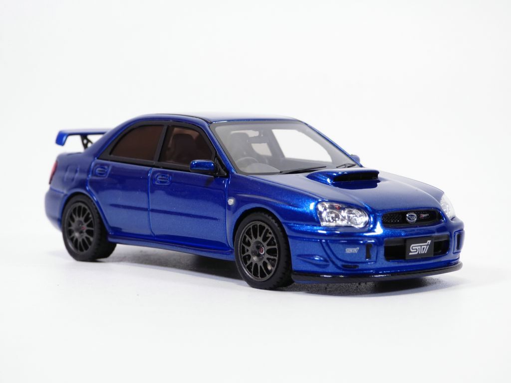 SUBARU IMPREZA WRX STi bleu 2001 1/43 S203 RHD | eBay