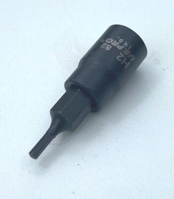 US PRO 2mm hex Allen key standard air gun impact socket 1/4