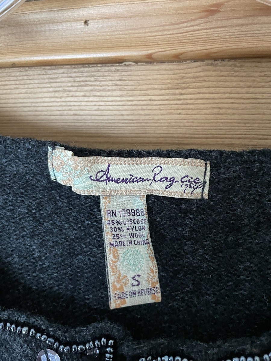 American rag dress small Grey Sweater Holiday Sparkle | eBay