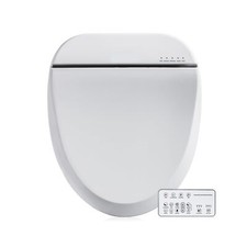 ZMJH A102DS-W Electronic Bidet Toilet Seat, Round, Smart Unlimited Warm Water...