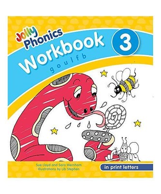 Jolly Phonics Workbook 3: In Print Letters (American English Edition), Sue Lloyd