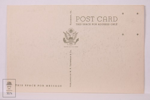 Original Postcard - WWII Recrutiment Reception Center - Duffy Bags - Picture 2 of 2