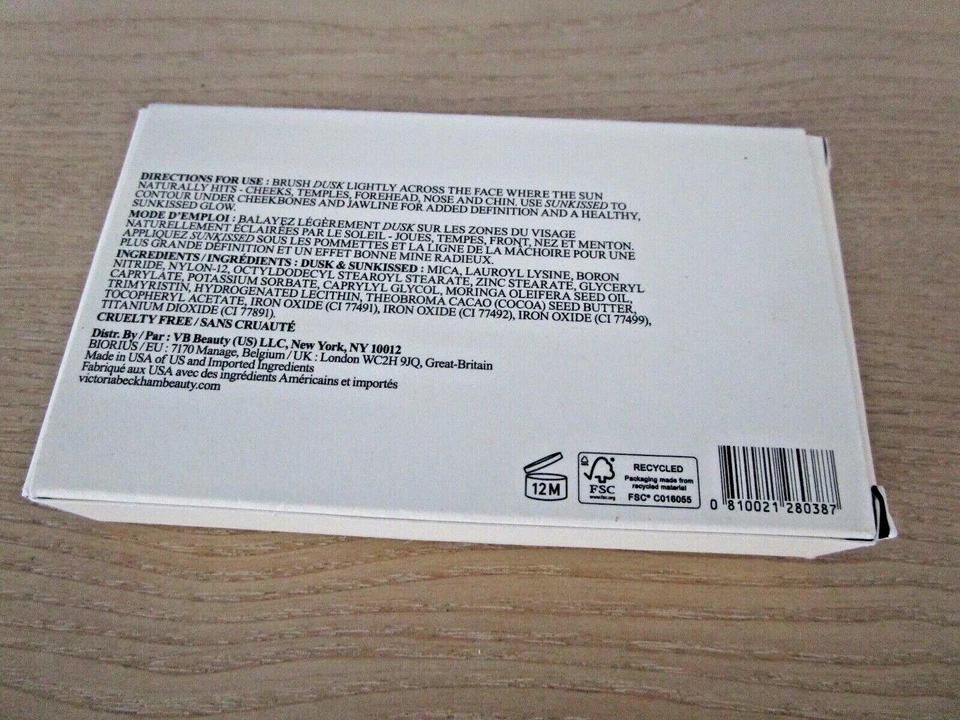 Victoria Beckham Matte Bronzing Brick Bronzer Pick 1 Authentic New In Box - Image 2 of 2