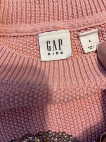 Gap Kids Sweater Pullover Size L 9/10 - Picture 4 of 7