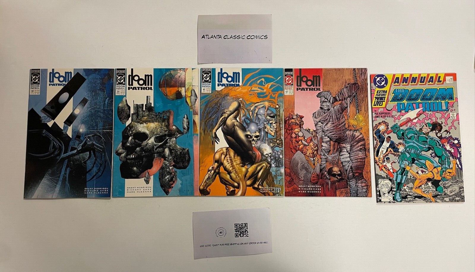 5 Doom Patrol  DC Comics #1 Annual 37 39 41 47 DC Comics Books      12  NO9