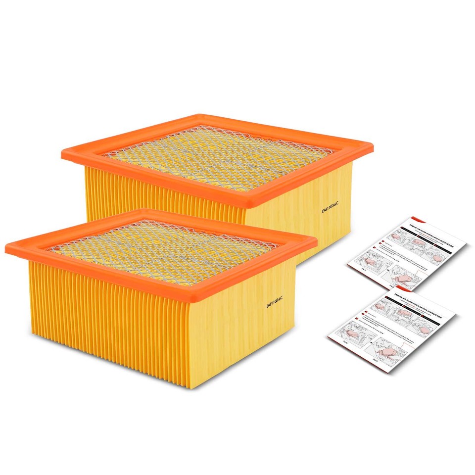 A-Premium 2x Engine Air Filter For Dodge Ram 3500 2003-2008 Ram