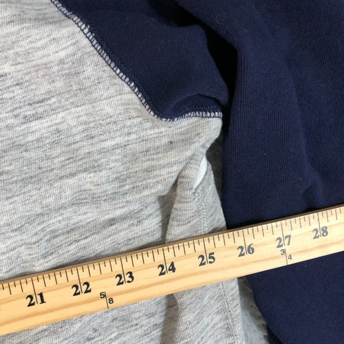 American Eagle Hoodie Mens XXXL Gray Pullover Logo Spell Out Preppy Sweatshirt - Picture 7 of 8