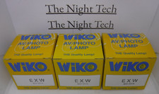 Lot of 3 Wiko EXW 82V 300W Projector Lamps NOS Halogen Bulbs