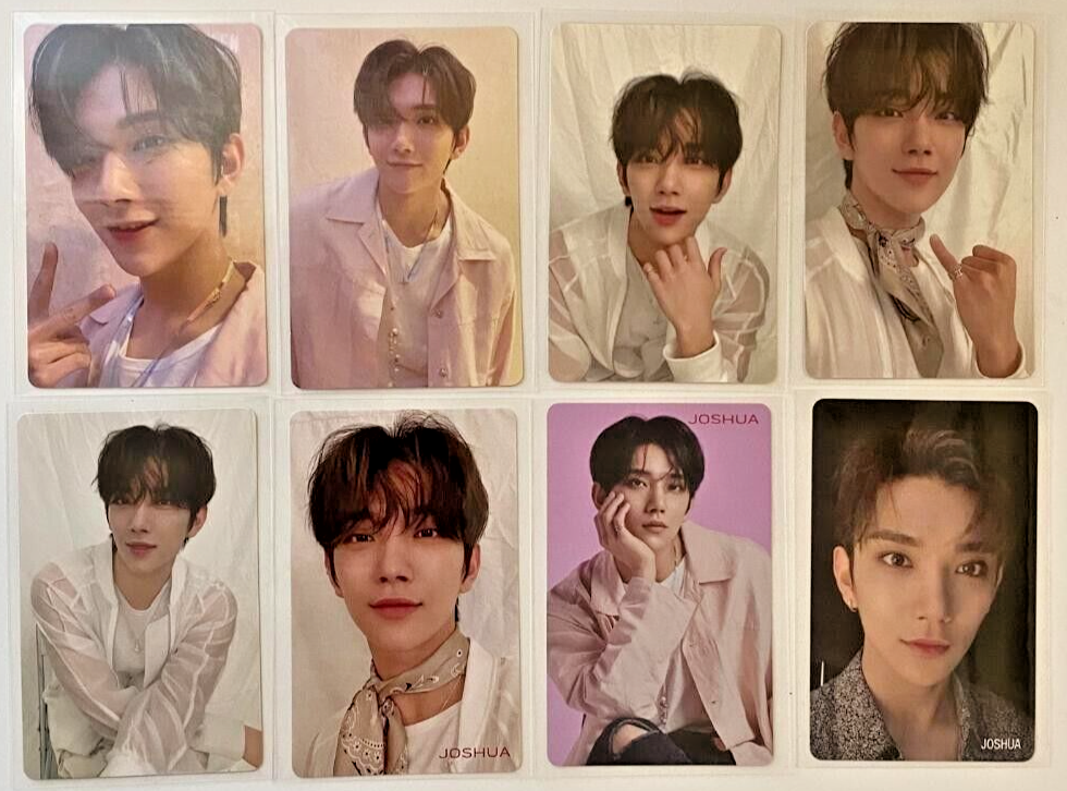 SEVENTEEN セブチ 24H HMV特典 ジョシュアトレカ SEVENTEEN Joshua 24H 8 sheet Photocards Set + HMV Photo card Carat