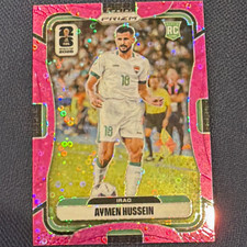 Panini 2026 Prizm FIFA World Cup Aymen Hussein Iraq #457 Fuchsia Disco /199