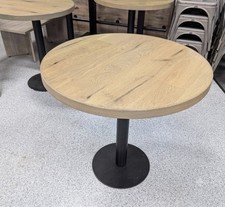 Set of 6 Round Cafe Tables Used