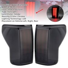 Leftright Led Tail Lights For Toyota Tundra 2007-2013 Black Housing Smoked Lens