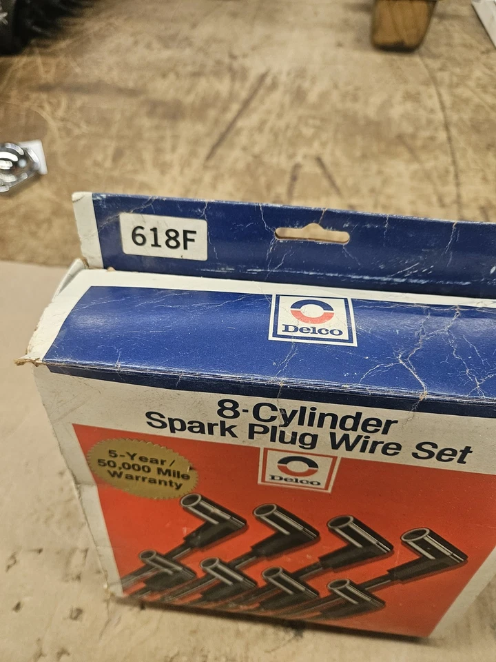NEW NOS SET OF AC DELCO GM PACKARD 8MM IGNITION WIRE SET, OPEN BOX MIXED SET GM - Image 3 of 4