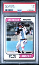 1974 TOPPS #20 NOLAN RYAN PSA 7