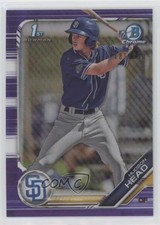 2019 Bowman Draft Chrome Purple Refractor 181/250 Hudson Head #BDC-69 0hj7