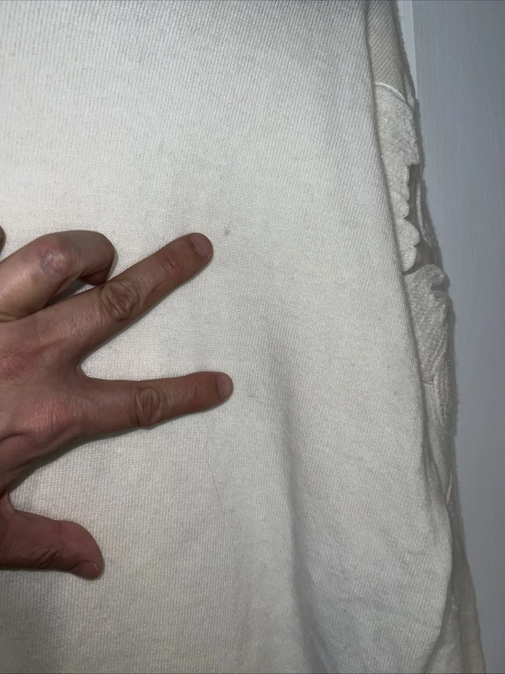 Suéter INC International Concepts Mujer Crema Mezcla Cachemira Manga Grande Lentejuelas Foto 3 de 4