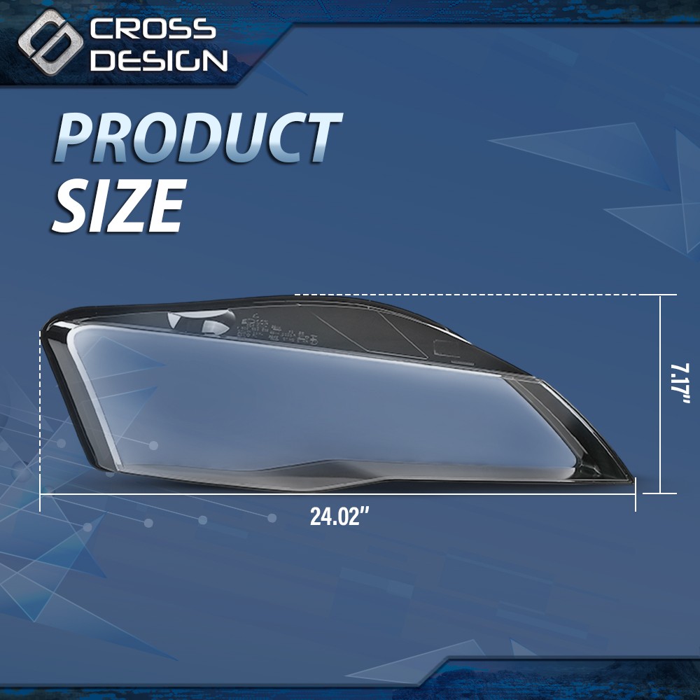 Audi R8 2007-2015 Headlight lens