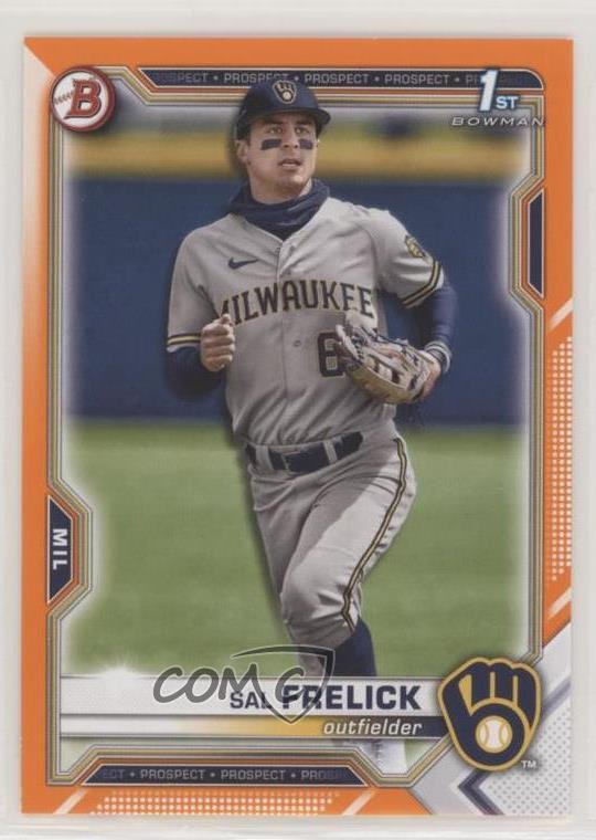 2021 Bowman Draft Orange 22/25 Sal Frelick #BD-172 s3g