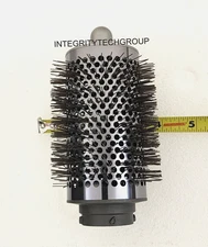 New Genuine Dyson Airwrap Large Round Volumizing Brush Attachment, Nickel USED