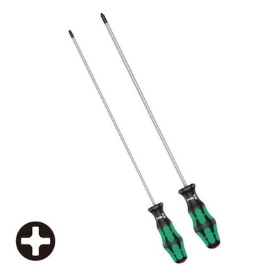 Wera Screwdriver Plus 300mm 2-Piece Set 350PH/2S-300